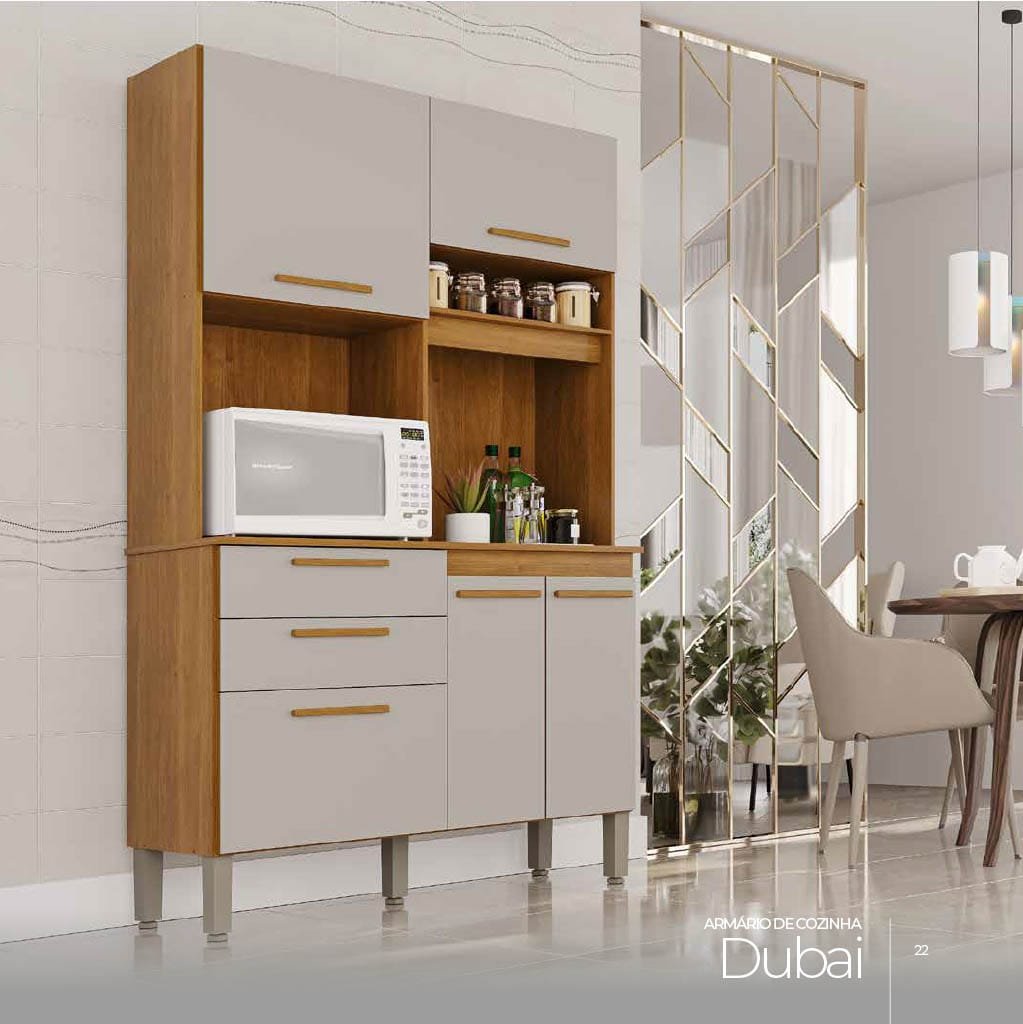 Projeto de cozinha modulada da Julia Decor