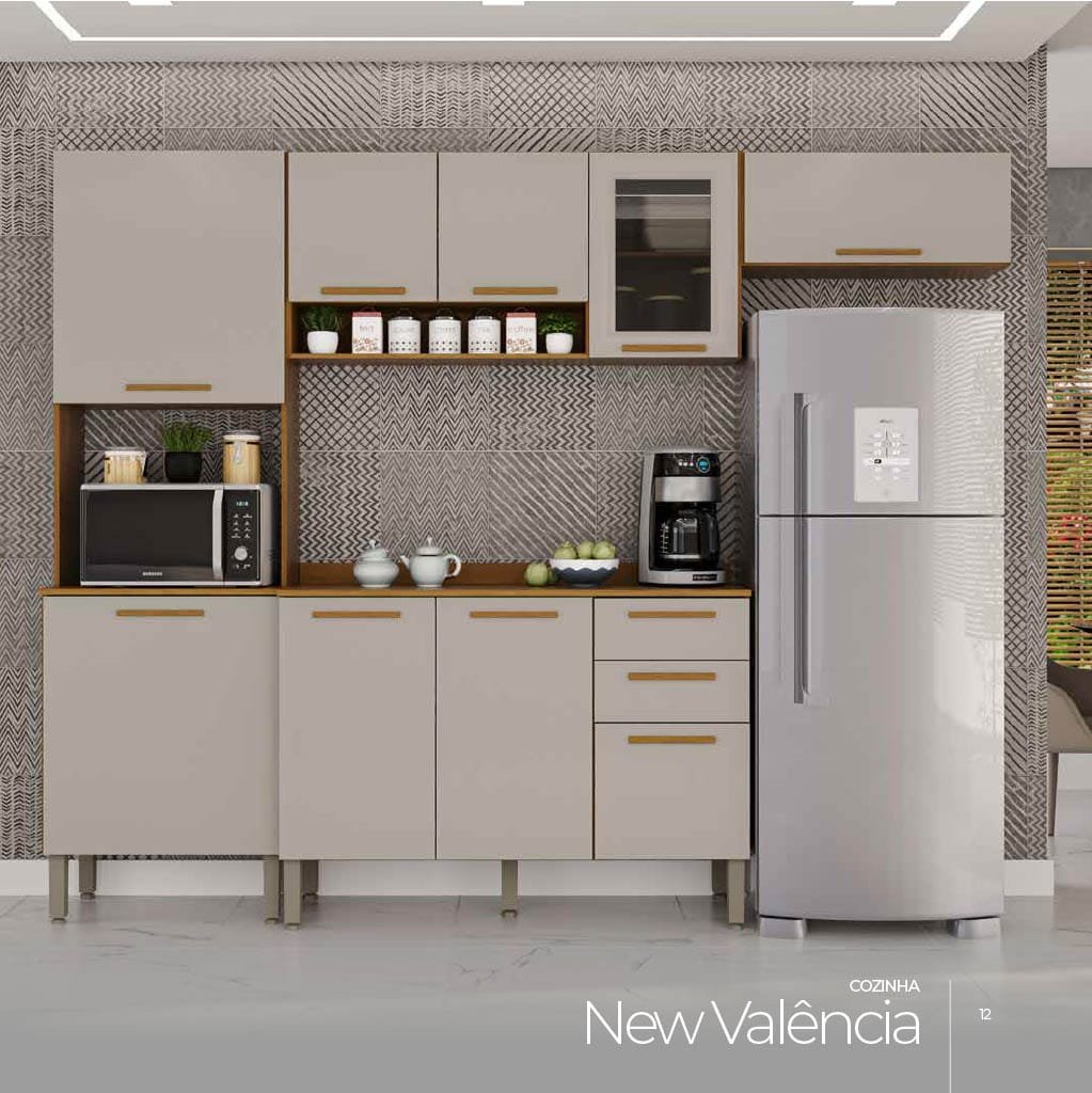 Cozinha modulada — modelo New Valência